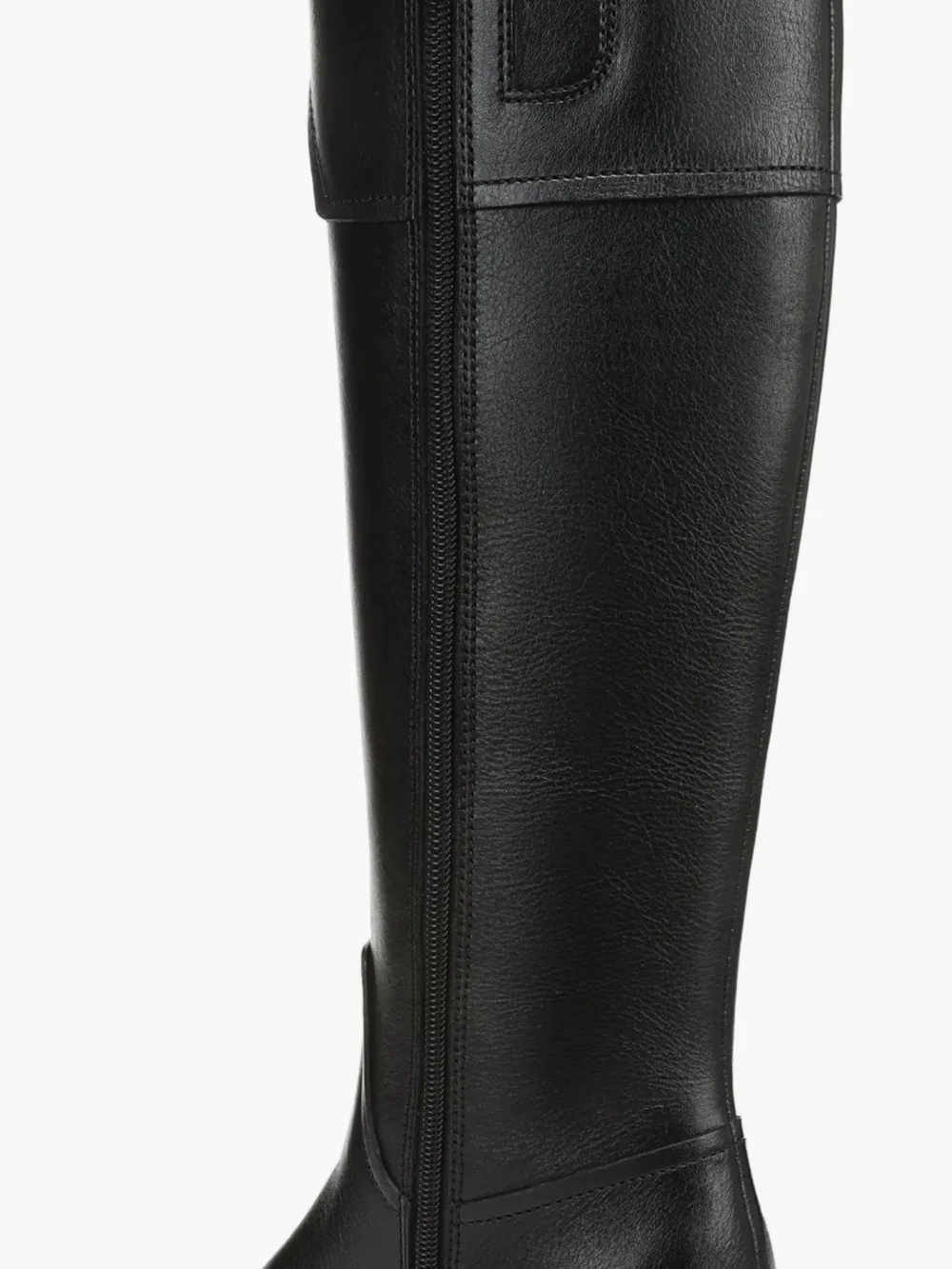 Naturalizer Black Tall Leather Over-The-Knee Boots
